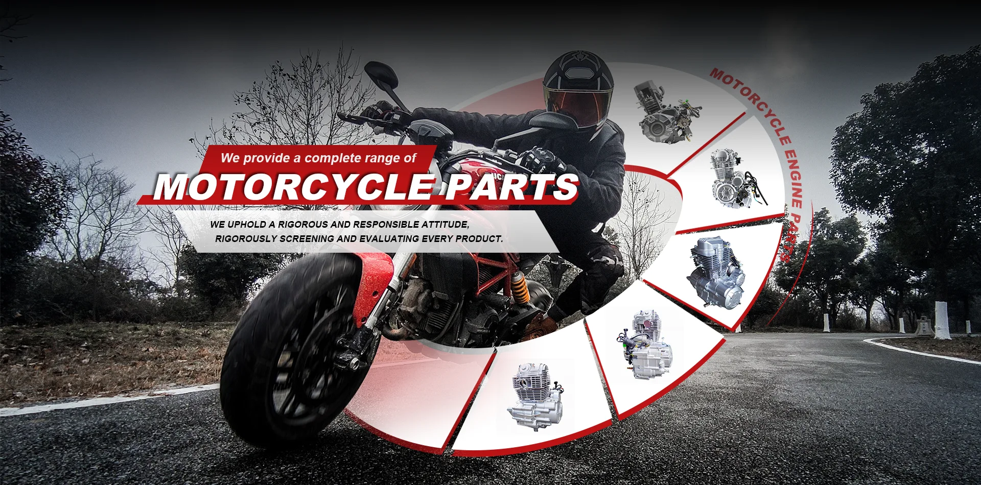 Yüksək keyfiyyətli motosiklet mühərrik hissələri